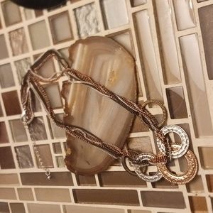 Vintage 5 Ring Necklace